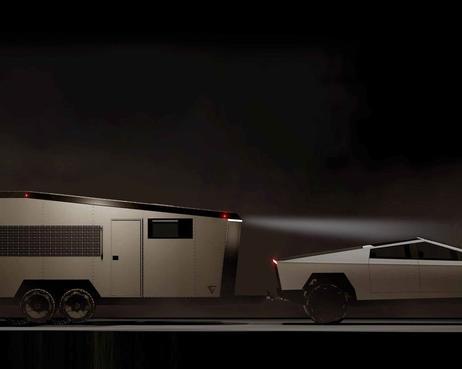 Cybertrailer для Cybertruck.</p>
<p>Презентован кемпер-прицеп подходящий для Tesla Cybertruck и других электромобилей