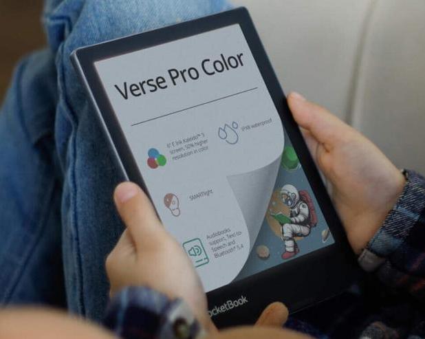 Представлена бюджетная читалка с цветным E-Ink экраном PocketBook Verse Pro Color